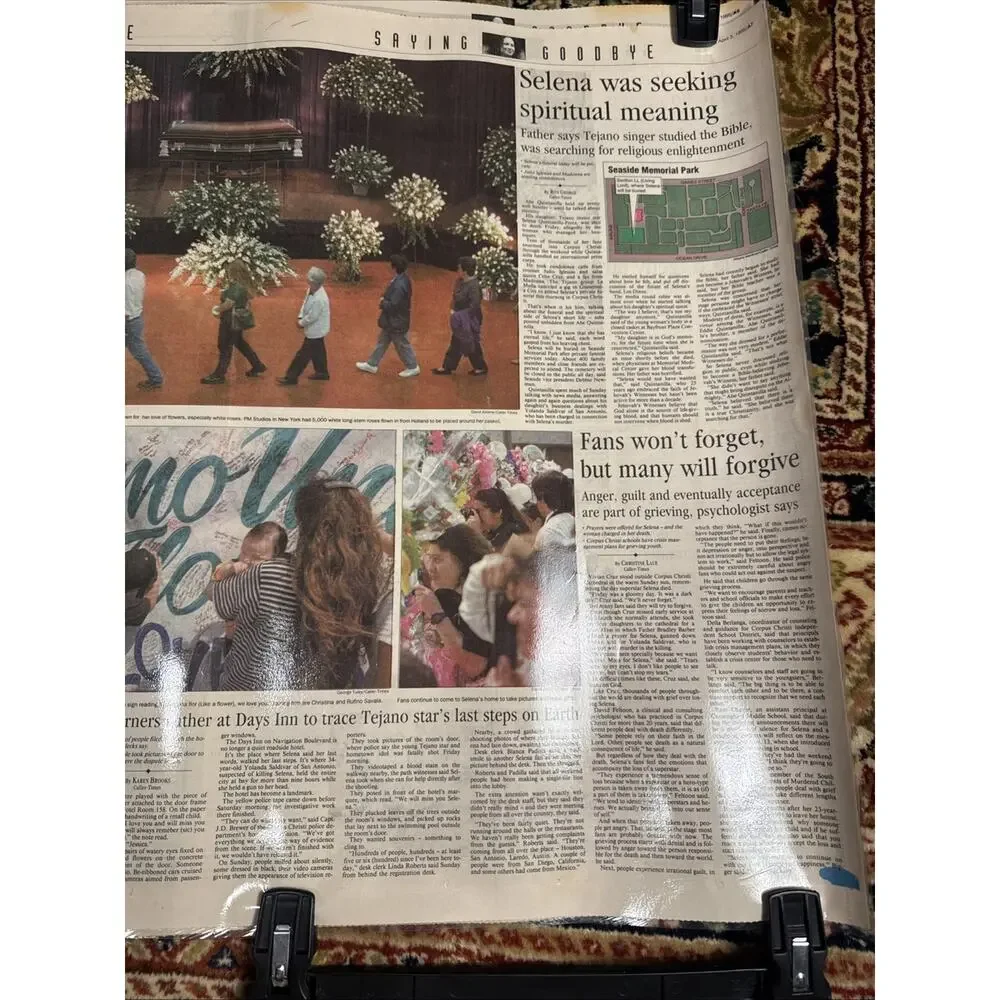 Extremely Rare Selena Corpus Christi Caller Times Newspaper